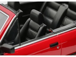 1986 BMW 325i Convertible Bright Red Limited Edition to 2000 pieces Worldwide 1/18 Model Car by Otto Mobile