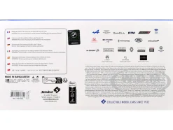 2024 BMW M3 Competition Daytona Beach Blue with Carbon Top 1/18 Diecast Model Car by Solido