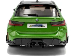 2024 BMW M3 Competition M xDrive Touring Green Metallic with Black Top 1/18 Diecast Model Car by Solido