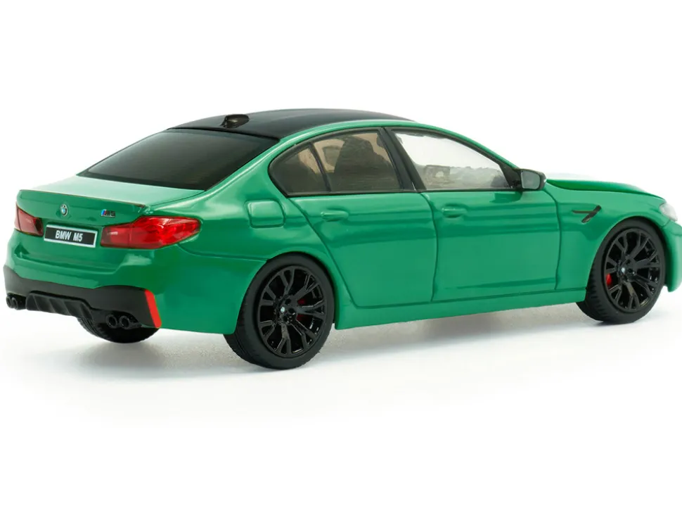 2022 BMW M5 Competition Signal Green with Black Top 1/43 Diecast Model Car by Solido