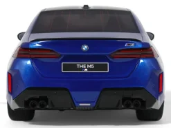 2024 BMW M5 (G90) Marina Bay Blue Metallic with Black Top 1/18 Model Car by GT Spirit