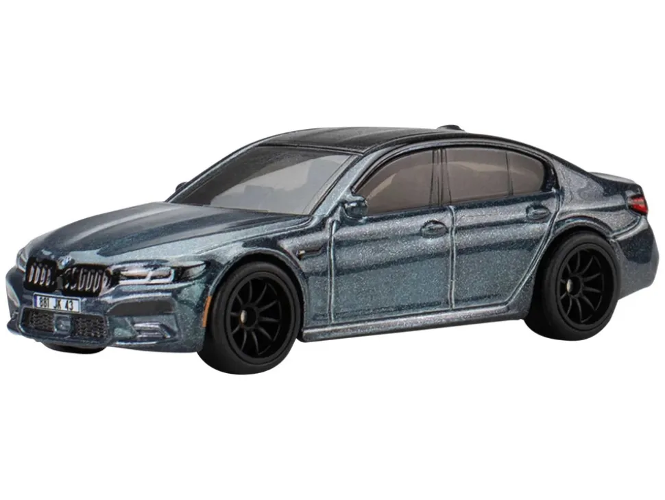2021 BMW M5 Gray Metallic with Black Top "Mission: Impossible – Dead Reckoning" (2023) Movie "Pop Culture" Series Diecast Model Car by Hot Wheels