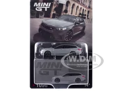 BMW M5 Touring Brooklyn Gray Metallic with Sunroof 1/64 Diecast Model Car by Mini GT