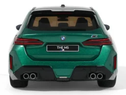 2024 BMW M5 Touring (G99) Isle of Man Green Metallic with Black Top 1/18 Model Car by GT Spirit