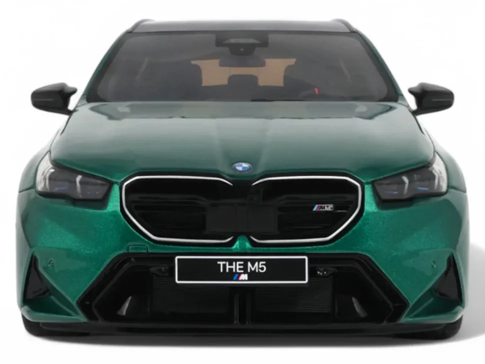 2024 BMW M5 Touring (G99) Isle of Man Green Metallic with Black Top 1/18 Model Car by GT Spirit