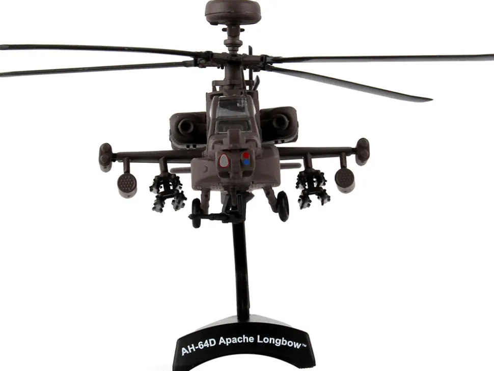 Boeing AH 64D Apache Longbow Helicopter United States Army 1/100 Diecast Model Postage Stamp PS5600