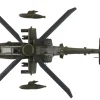 Boeing AH-64E Apache Echo Attack Helicopter "ZM714, Middle Wallop" (2022) British Army "Air Power Series" 1/72 Diecast Model by Hobby Master