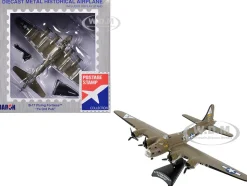 Boeing B-17 Flying Fortress Bomber Aircraft "Ye Olde Pub" United States Army Air Forces 1/155 Diecast Model Airplane by Postage Stamp