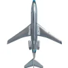 Boeing 727-100 Commercial Aircraft "Eastern Air Lines" (N8120N) Silver with Blue Stripes "Gemini 200" Series 1/200 Diecast Model Airplane by GeminiJets