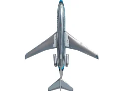 Boeing 727-100 Commercial Aircraft "Eastern Air Lines" (N8120N) Silver with Blue Stripes "Gemini 200" Series 1/200 Diecast Model Airplane by GeminiJets