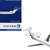 Boeing 727-200 Commercial Aircraft "United Airlines - Stars & Bars/Friend Ship" (N7620U) White with Red and Blue Stripes 1/400 Diecast Model Airplane by GeminiJets