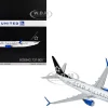 Boeing 737-800 Commercial Aircraft "United Airlines Star Alliance" (N76516) White with Black Tail "Gemini 200" Series 1/200 Diecast Model Airplane by GeminiJets