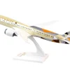 Boeing 787-9 Dreamliner Commercial Aircraft "Etihad Airlines" (A6-BLA) Beige with Tail Graphics (Snap-Fit) 1/200 Plastic Model by Skymarks