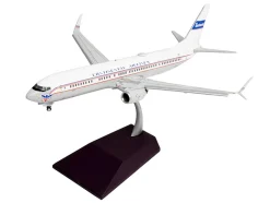 Boeing 737-900ER Commercial Aircraft with Flaps Down