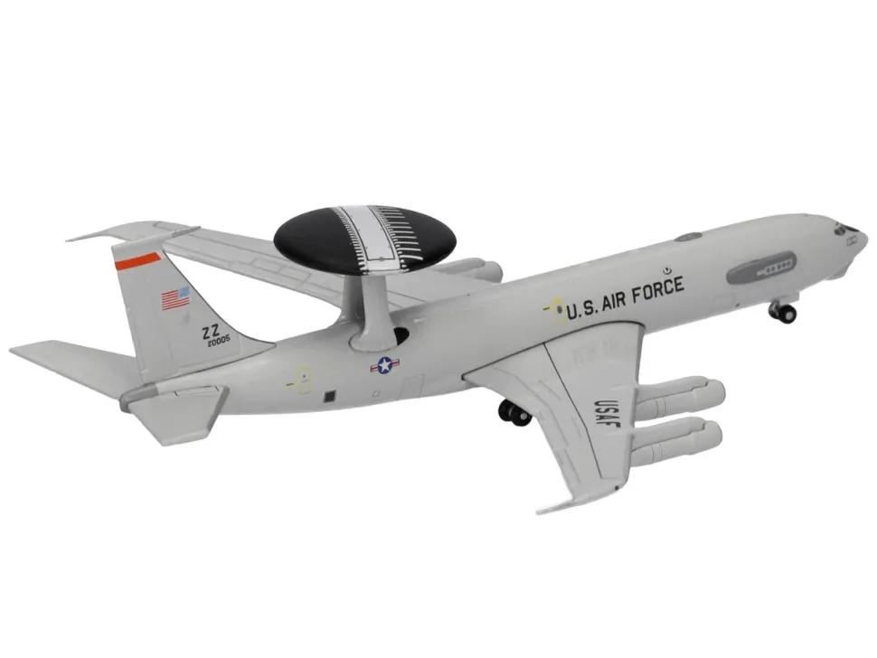 Boeing E-3 Sentry Aircraft "961st Airborne Air Control Squadron, Kadena Air Base" (81-0005) United States Air Force 1/500 Diecast Model Airplane by Herpa