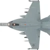 Boeing F/A-18F Super Hornet Fighter Aircraft "165875, Green Hornet, VX-23 Salty Dogs, NAS Patuxent River" (2011) United States Navy "Air Power Series" 1/72 Diecast Model by Hobby Master