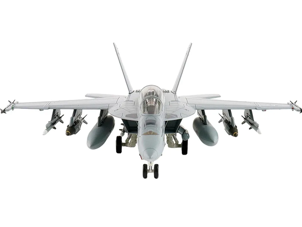 Boeing F/A-18F Super Hornet Fighter Aircraft "165875, Green Hornet, VX-23 Salty Dogs, NAS Patuxent River" (2011) United States Navy "Air Power Series" 1/72 Diecast Model by Hobby Master