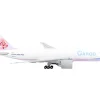 Boeing 777F Commercial Aircraft China Airlines Cargo White with Purple Stripes and Tail 1/400 Diecast Model Airplane GeminiJets GJ1984