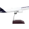 Boeing 777F Commercial Aircraft Lufthansa Cargo White with Blue Tail Gemini 200 Series 1/200 Diecast Model Airplane GeminiJets G2DLH1143