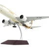 Boeing 777F Commercial Aircraft Etihad Airways Cargo Beige with Tail Graphics Gemini 200 Interactive Series 1/200 Diecast Model Airplane GeminiJets G2ETD955
