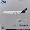 Boeing 747-8I Commercial Aircraft "Lufthansa" (D-ABYA) White with Dark Blue Tail 1/400 Diecast Model Airplane by GeminiJets