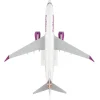 Boeing 737 MAX 8 Commercial Aircraft "Caribbean Airlines" White with Tail Graphics (Snap-Fit) 1/130 Plastic Model by Skymarks
