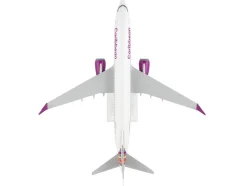 Boeing 737 MAX 8 Commercial Aircraft "Caribbean Airlines" White with Tail Graphics (Snap-Fit) 1/130 Plastic Model by Skymarks