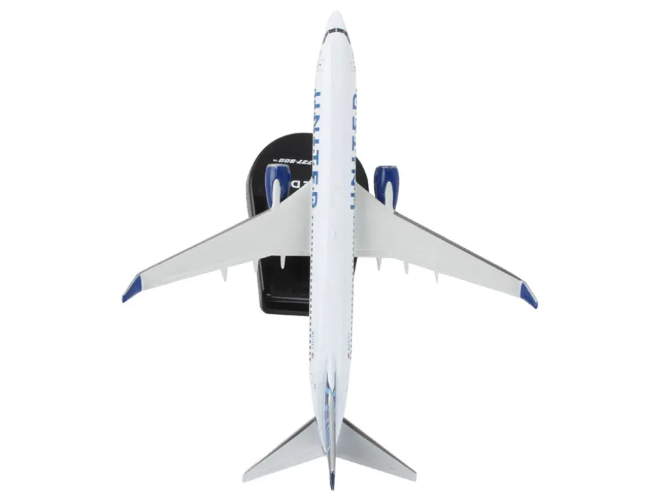 Boeing 737 800 Next Generation Commercial Aircraft United Airlines 1/300 Diecast Model Airplane Postage Stamp PS5815-4