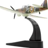 Boulton Paul Defiant MK I Fighter Plane Pilot Sqn Ldr P Hunter Gunner Sgt F King 264 Squadron RAF Hornchurch August 1940 Oxford Aviation Series 1/72 Diecast Model Airplane Oxford Diecast AC109