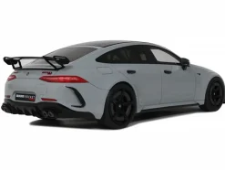 2024 Brabus Rocket 1000 Nardo Gray with Black Top 1/18 Model Car by GT Spirit