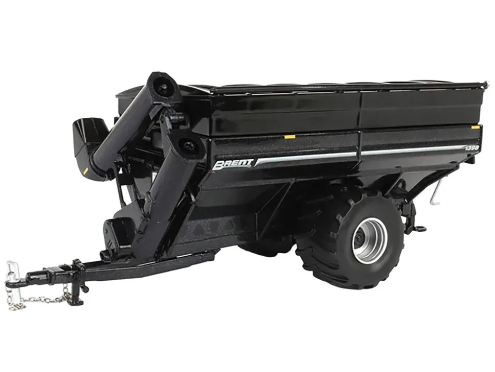 Brent 1398 Avalanche Grain Cart with Flotation Tires Black Metallic 1/64 Diecast Model by SpecCast