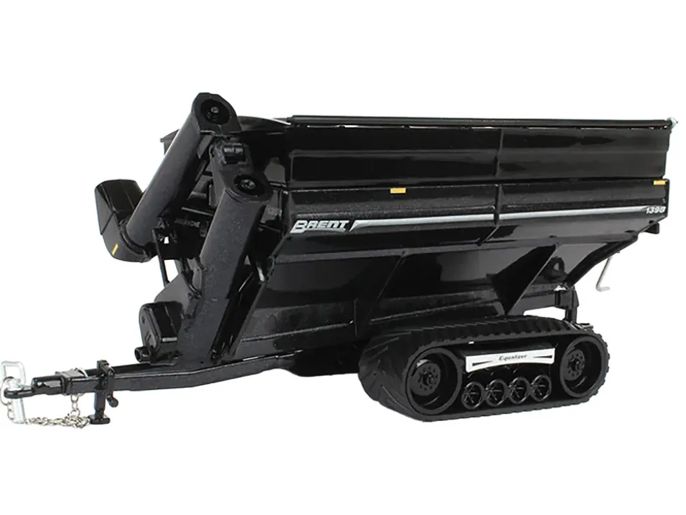 Brent 1398 Avalanche Grain Cart with Equalizer Tracks Black Metallic 1/64 Diecast Model by SpecCast