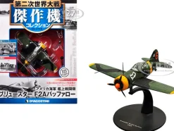 Brewster F2A Buffalo Fighter Aircraft "3rd Squadron, Lentolaivue 24" Finnish Air Force 1/72 Diecast Model by DeAgostini