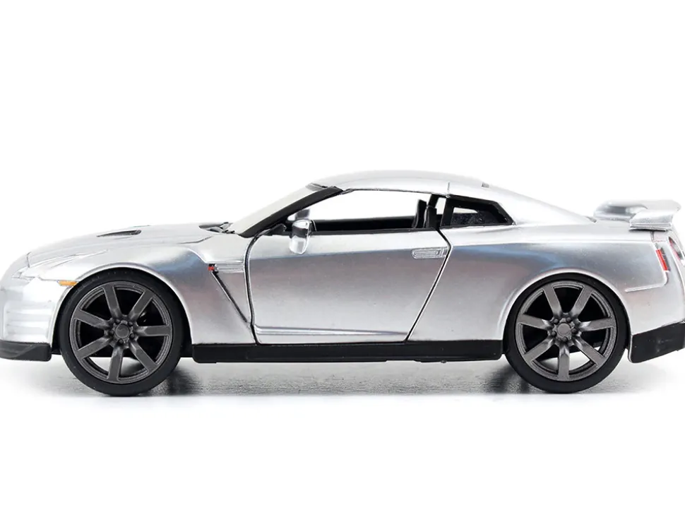 Brian s Nissan GT R R35 Silver Metallic Fast & Furious Movie 1/32 Diecast Model Car Jada JA97383