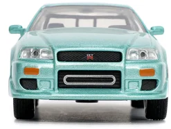 Brian's Nissan Skyline GT-R (BNR34) RHD (Right Hand Drive) Turquoise Metallic