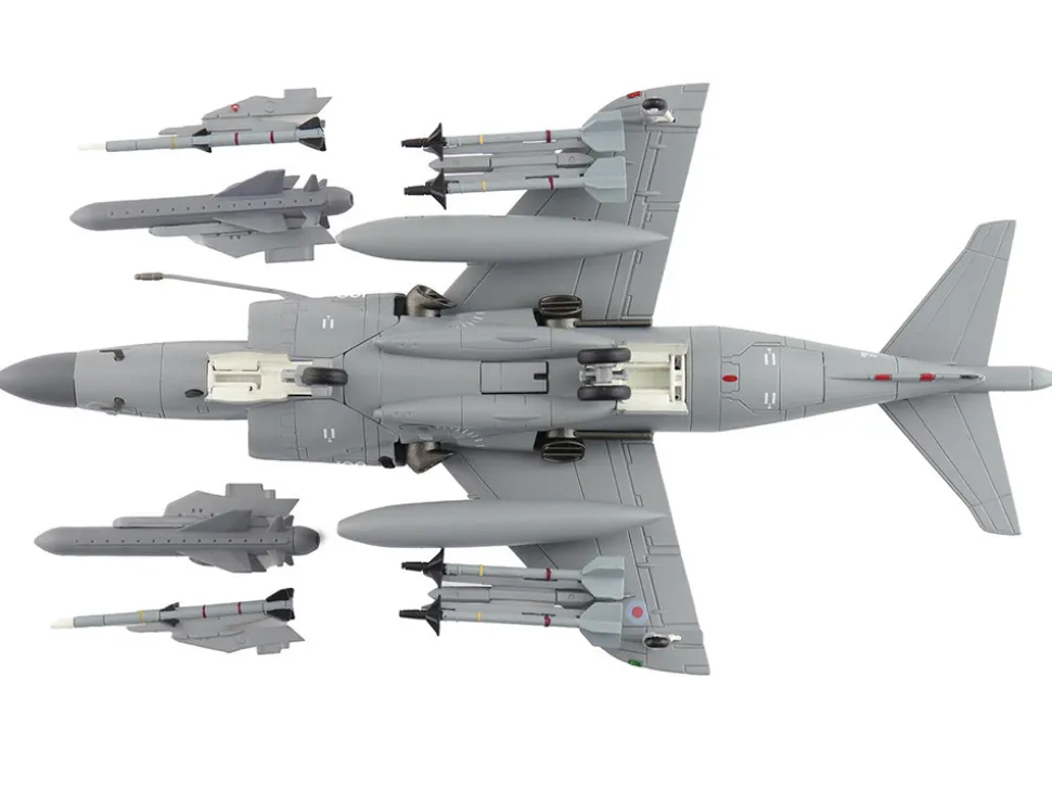 British Aerospace Sea Harrier FA.2 Aircraft with Sea Eagle Missiles "ZH796" (2018) British Royal Navy "Air Power Series" 1/72 Diecast Model by Hobby Master