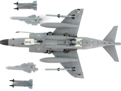 British Aerospace Sea Harrier FA.2 Aircraft with Sea Eagle Missiles 