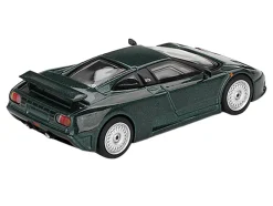 Bugatti EB110 GT Verde Scuro Dark Green Metallic Limited Edition 1/64 Diecast Model Car by Mini GT