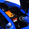 Bugatti EB110 SS Super Sport French Racing Blue Silver Wheels 1/18 Model Car Autoart 70917