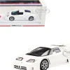 Bugatti EB110 Super Sport Bianco Monaco White 1/43 Model Car True Scale Miniatures TSM430673