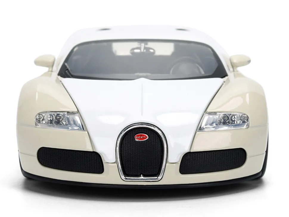 2011 Bugatti Veyron White and Tan "Furious 7" (2015) Movie "25 Years of Fast & Furious" Series 1/24 Diecast Model Car by Jada