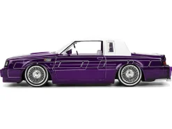 1987 Buick Grand National Candy Purple with Graphics and White Top and Interior