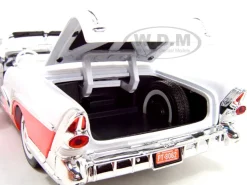 1957 Buick Roadmaster Convertible Red 1/18 Diecast Model Car Motormax 73152