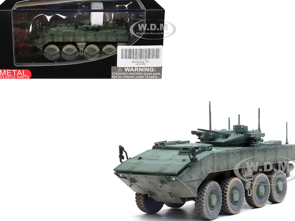 Bumerang (Object K-17) IFV (Infantry Fighting Vehicle) "Russian Army" Green Camouflage "Armor Premium" Series 1/72 Diecast Model by Panzerkampf