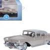 1957 Cadillac Eldorado Brougham Sandalwood Beige Metallic with Silver Top 1/87 (HO) Scale Diecast Model Car Oxford Diecast 87CE57004