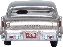1957 Cadillac Eldorado Brougham Sandalwood Beige Metallic with Silver Top 1/87 (HO) Scale Diecast Model Car Oxford Diecast 87CE57004