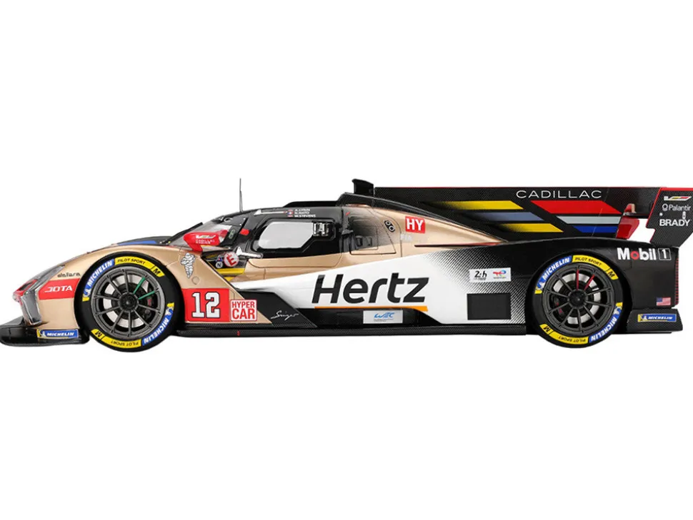 Cadillac V-Series.R #12 Alex Lynn - Norman Nato - Will Stevens "Cadillac Hertz Team Jota" FIA WEC "24 Hours of Le Mans" (2025) 1/18 Model Car by Top Speed