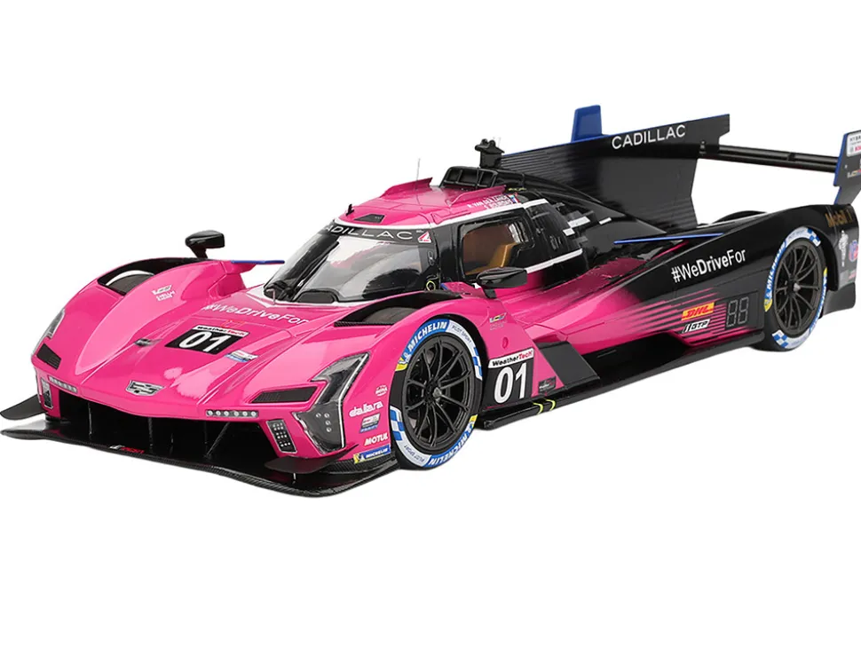 Cadillac V-Series.R #01 Sebastien Bourdais - Scott Dixon - Renger van der Zande "Cadillac Racing" Winner IMSA "Petit Le Mans" (2024) 1/18 Model Car by Top Speed