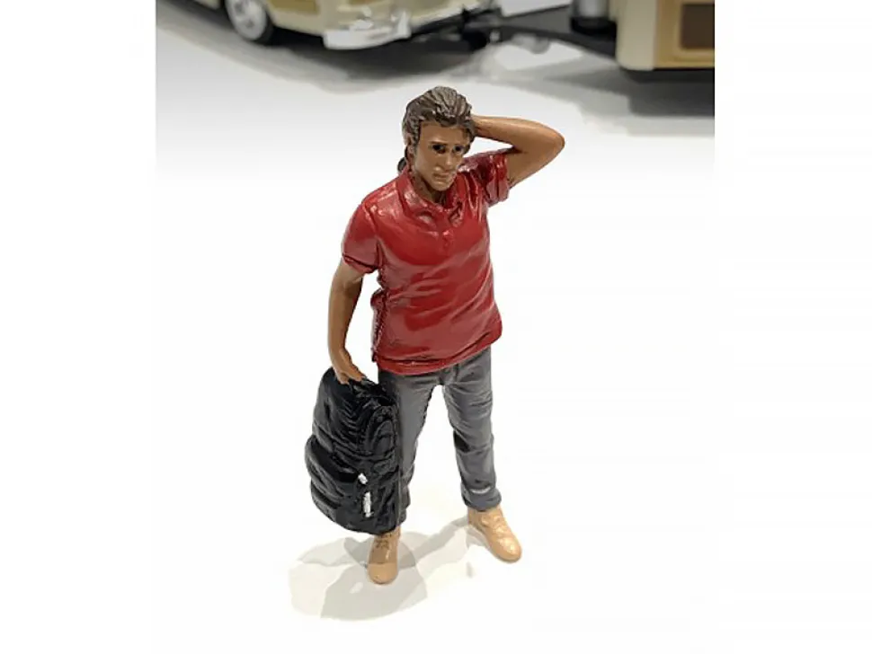 Campers Figure 4 1/24 Scale Models American Diorama 76437
