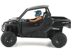 Can-Am Commander XT 1000R Matt Black with Driver Figure 1/32 Diecast Model by BRP Models